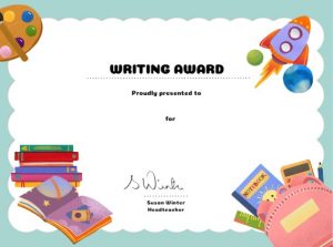 writing award